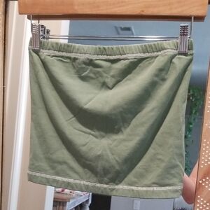 Pilcro Green Crop Top